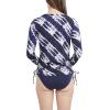 imageNautica Womens Standard Rashguard  QuickDry UPF Protection Swim Shirt Pool Beach Hiking Yoga VolleyballD Sea