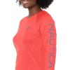 imageNautica Womens Standard Rashguard  QuickDry UPF Protection Swim Shirt Pool Beach Hiking Yoga VolleyballRed