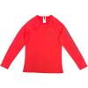 imageNautica Womens Standard Rashguard  QuickDry UPF Protection Swim Shirt Pool Beach Hiking Yoga VolleyballSolid Red