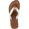 imageNautica Womens Thong Strap Sandal  Casual FlipFlop for Beach Pool and Everyday ComfortWhite