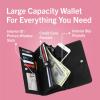 imageNautica womens The Perfect Carry All Money Manager Wallet Organizer with RFID Blocking WalletBlack Jacquard