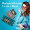 imageNautica womens The Perfect Carry All Money Manager Wallet Organizer with RFID Blocking WalletBlack Jacquard