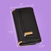 imageNautica womens The Perfect Carry All Money Manager Wallet Organizer with RFID Blocking WalletBlack Jacquard