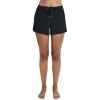 imageNautica Womens Board Shorts 3 Inseam  QuickDry Swim Shorts Surf Beach Wear Bikini CoverupVintage Black