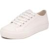 imageNautica Womens LaceUp Fashion Sneakers  LowTop Casual Walking ampamp Tennis Shoes with Platform or Regular HeelBelladawnwhite