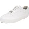imageNautica Womens LaceUp Fashion Sneakers  LowTop Casual Walking ampamp Tennis Shoes with Platform or Regular HeelWhitemerle