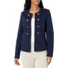 imageNautica Womens Open Front Knit Captains JacketBlue