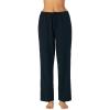 imageNautica Womens Pajama Pants  Lightweight Wide Leg Lounge Pants  Cotton Knit Jersey  Sleepwear Loungewear PJs for WomenBlack