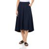 imageNautica Womens Ripstop Midi Solid SkirtNight Sky
