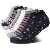 imageNautica Womens Socks  Lightweight Athletic Low Cut Socks 6 PackNavy Assorted
