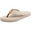 imageNautica Womens Thong Strap Sandal  Casual FlipFlop for Beach Pool and Everyday ComfortNaturaldune