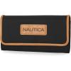 imageNautica womens The Perfect Carry All Money Manager Wallet Organizer with RFID Blocking WalletBlack
