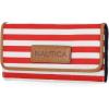 imageNautica womens The Perfect Carry All Money Manager Wallet Organizer with RFID Blocking WalletFuego Red II