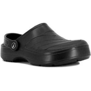 imageNautica Womens Clogs  Athletic Sports Sandal  Water Shoes SlipOn with Adjustable Back Strap  Beach Sports Shoe  River EdgeBlack Closed