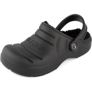 imageNautica Womens Clogs  Athletic Sports Sandal  Water Shoes SlipOn with Adjustable Back Strap  Beach Sports Shoe  River EdgeBlackriver Breese