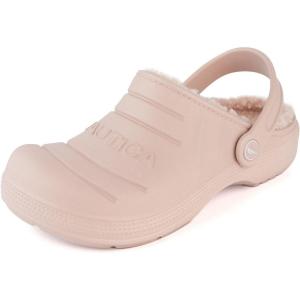 imageNautica Womens Clogs  Athletic Sports Sandal  Water Shoes SlipOn with Adjustable Back Strap  Beach Sports Shoe  River EdgeLight Mauveriver Breese