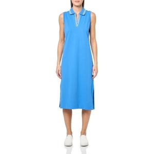 imageNautica Womens Johnny Collar Short Sleeve Stripe DressPacific