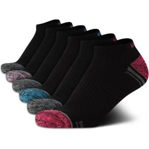 imageNautica Womens Low Cut Socks  6 Pack Breathable Cushioned Athletic Performance No Show Socks for Women Sizes 410Black Mesh