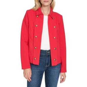 imageNautica Womens Open Front Knit Captains JacketRegatta Red