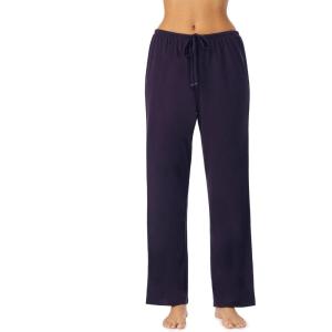 imageNautica Womens Pajama Pants  Lightweight Wide Leg Lounge Pants  Cotton Knit Jersey  Sleepwear Loungewear PJs for WomenEggplant