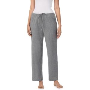 imageNautica Womens Pajama Pants  Lightweight Wide Leg Lounge Pants  Cotton Knit Jersey  Sleepwear Loungewear PJs for WomenHeather Grey