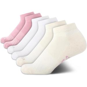imageNautica Womens Quarter Socks  6 Pack Breathable Cushioned Athletic Performance Ankle Socks for Women Sizes 410Pink Oatmeal