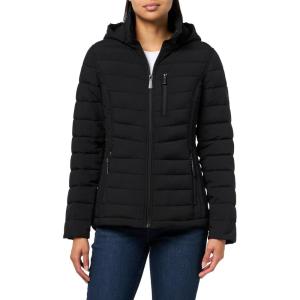 imageNautica Womens Short Chevron Packable Down JacketBlack