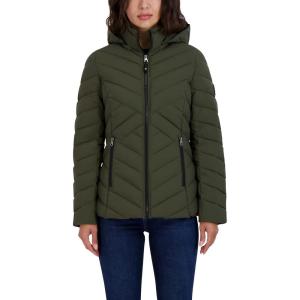imageNautica Womens Short Chevron Packable Down JacketMilitary Green