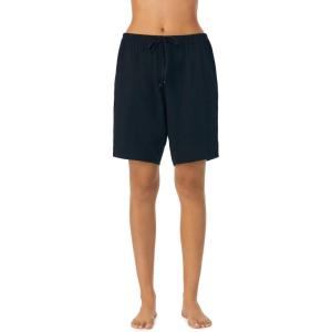 imageNautica Womens Sleep Bermuda Shorts  Lightweight Breathable Pajama Bottoms  Cotton Knit Jersey Sleepwear and LoungewearBlack