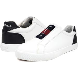 imageNautica Womens SlipOn Sneakers  Casual LowTop Walking Shoes  Comfortable NoLace Fashion Tennis StyleBennetslip on