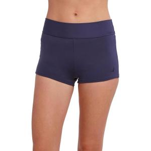 imageNautica Womens Standard MidRise Flattering Wide Waistband Boy Leg Bikini Bottom SwimsuitDeep Sea Navy