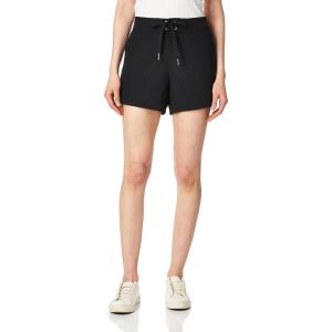 imageNautica Womens Standard Solid 45quot Core Stretch Quick Dry Board Short Swimsuit Bottom Adjustable Drawstring Waistband CordBlack