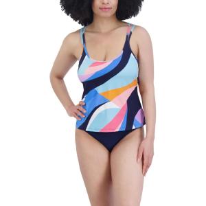 imageNautica Womens Tankini Swimsuit Top QuickDry UPF Swim Beach Pool ampamp Resort WearBlue Coral