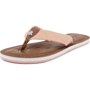 imageNautica Womens Thong Strap Sandal  Casual FlipFlop for Beach Pool and Everyday ComfortCoral