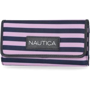 imageNautica womens The Perfect Carry All Money Manager Wallet Organizer with RFID Blocking WalletLavendula