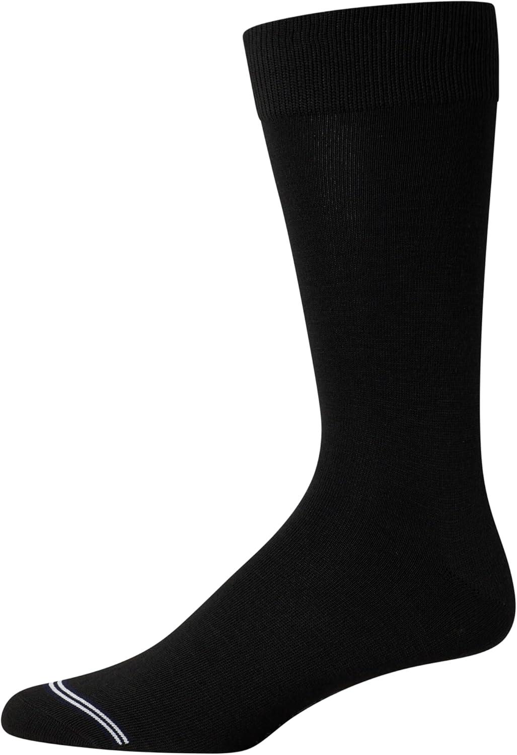 imageNautica Mens Dress Socks  10 Pack Breathable Stretch CrewLength Work Socks for Men for Business Formal Wear Sizes 6125Heather Assorted