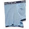 imageNautica Mens 3 Pack Cotton Stretch Boxer BriefBlackAero BlueAnchor Printaero Blue