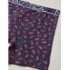 imageNautica Mens 3 Pack Cotton Stretch Boxer BriefOrange PoppyAero BlueAnchorpeacoat