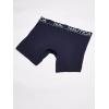 imageNautica Mens 3 Pack Cotton Stretch Boxer BriefPeacoatSea CobaltAero Blue