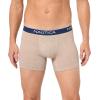 imageNautica Mens 4 Pack Heather Stretch Boxer BriefsEspressoCoffeeTanOatmeal Heather