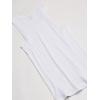 imageNautica Mens 4 Pack Ribbed Cotton Tank UndershirtsWhite