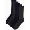 imageNautica Mens Athletic Crew Socks  5 Pack Moisture Wicking Cushioned Athletic Socks for Men with Reinforced Seams 6125BlueGrey