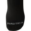 imageNautica Mens Athletic Crew Socks  5 Pack Moisture Wicking Cushioned Athletic Socks for Men with Reinforced Seams 6125Pure Black