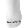 imageNautica Mens Athletic Crew Socks  5 Pack Moisture Wicking Cushioned Athletic Socks for Men with Reinforced Seams 6125Pure White