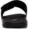 imageNautica Mens Athletic Slide Sandal Adjustable Straps Comfort SlipOn Regular ampamp Wide WidthsBlackSilver