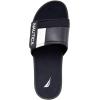 imageNautica Mens Athletic Slide Sandal Adjustable Straps Comfort SlipOn Regular ampamp Wide WidthsGrey