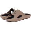 imageNautica Mens Athletic Slides Sport Shower Sandals for Indoor ampamp Outdoor  Lightweight Durable and ComfortableDark Tan