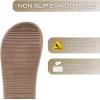 imageNautica Mens Athletic Slides Sport Shower Sandals for Indoor ampamp Outdoor  Lightweight Durable and ComfortableDark Tan