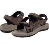 imageNautica Mens Athletic Sport Sandals  Adjustable Strap Comfortable OpenToe Hiking ampamp Walking Sandals with Cushioned SoleBrown Black
