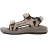 imageNautica Mens Athletic Sport Sandals  Adjustable Strap Comfortable OpenToe Hiking ampamp Walking Sandals with Cushioned SoleTaupe Black